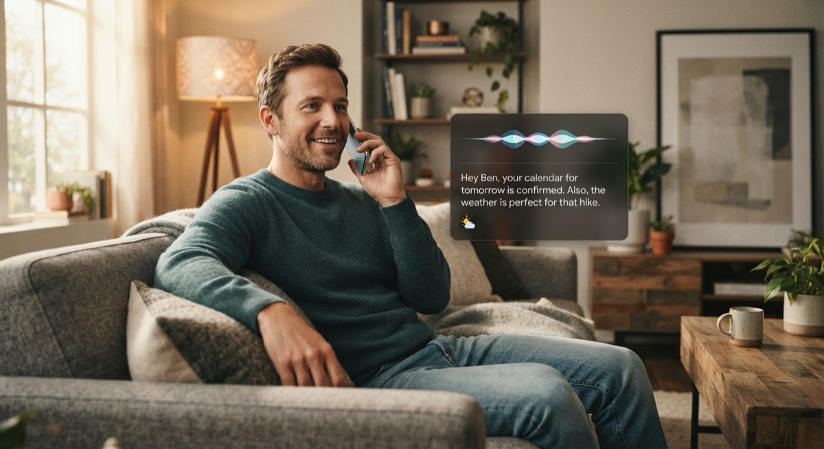 Asks and passes on messages