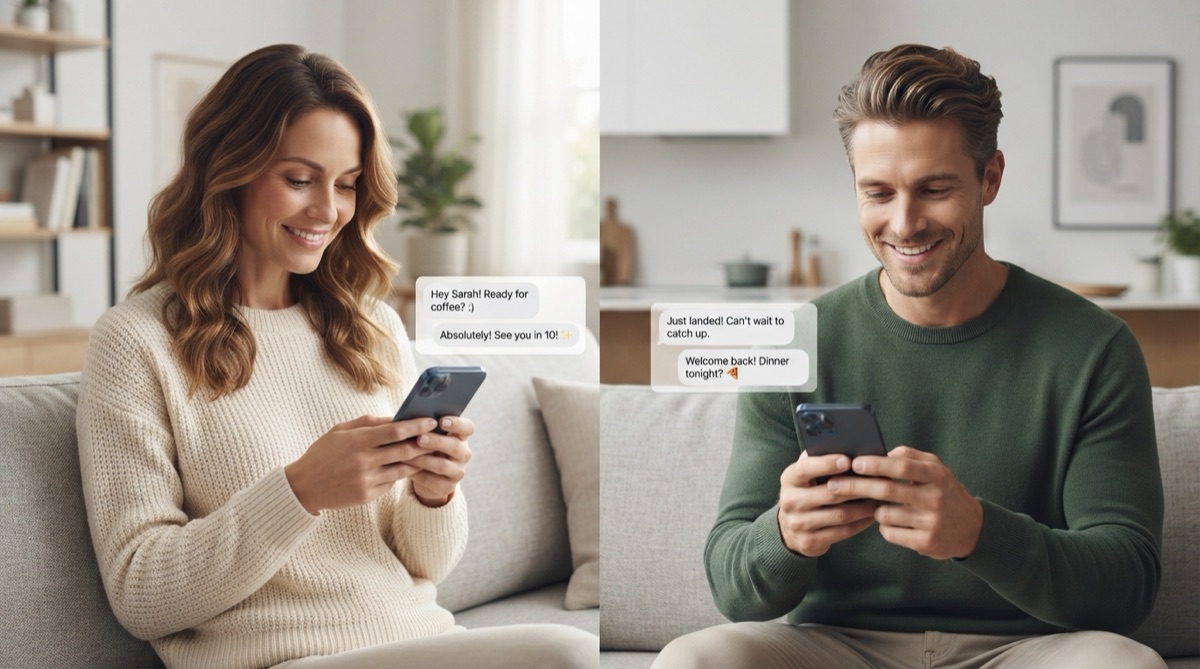 Calls or texts your contacts